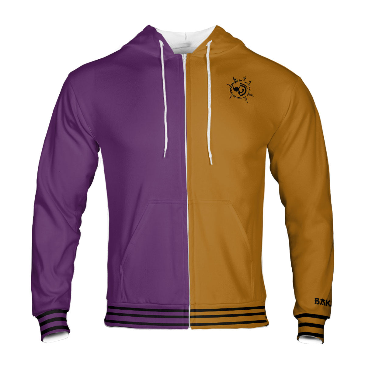 "Naruto & Sasuke" Zip Up Hoodie