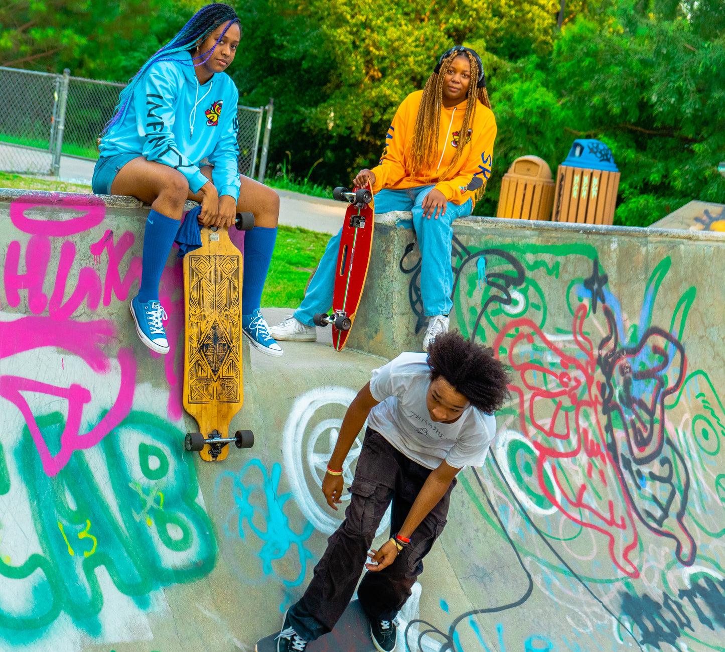 SK8 Infinity "Yeti Blue" Hoodie