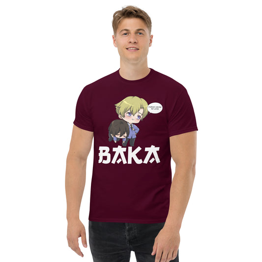 Tamaki X Haruhi Valentine's Day Men's T-Shirt (White Letters)
